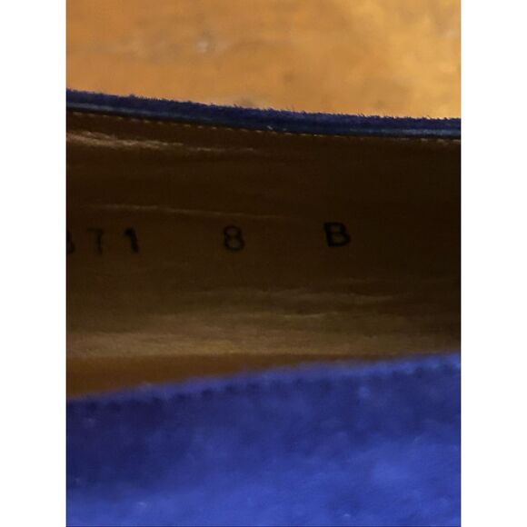 STUART WEITZMAN SUEDE PUMP ROYAL BLUE Size 8B - Picture 8 of 8
